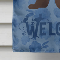 Burmese Cat Welcome Flag Canvas House Size CK5019CHF