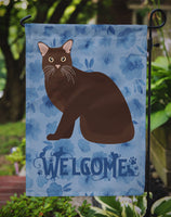 Burmese #2 Cat Welcome Flag Garden Size CK5020GF