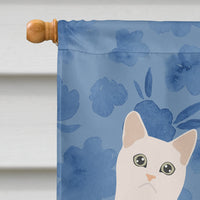 Burmilla #1 Cat Welcome Flag Canvas House Size CK5021CHF