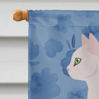 Burmilla #2 Cat Welcome Flag Canvas House Size CK5022CHF