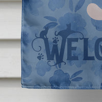 Burmilla #2 Cat Welcome Flag Canvas House Size CK5022CHF