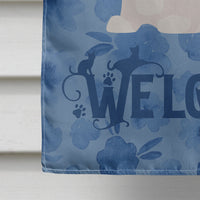 Chantilly Tiffany Cat Welcome Flag Canvas House Size CK5023CHF