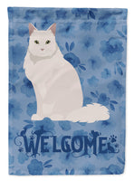 Chantilly Tiffany Cat Welcome Flag Garden Size CK5023GF