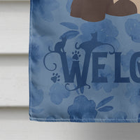 Colorpoint Persian Hymalayan Cat Welcome Flag Canvas House Size CK5025CHF