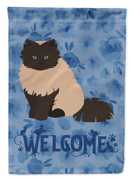 Colorpoint Persian Hymalayan #2 Cat Welcome Flag Garden Size CK5026GF