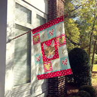 California Spangled Cat Flag Canvas House Size CK5098CHF