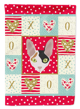 Cornish Rex Cat Flag Garden Size CK5107GF