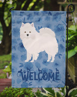 American Eskimo Welcome Flag Garden Size CK5964GF