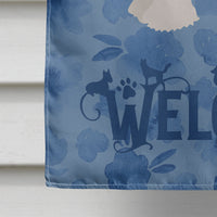 Bolognese Welcome Flag Canvas House Size CK5971CHF