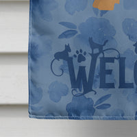 Brussels Griffon Welcome Flag Canvas House Size CK5973CHF