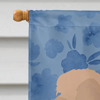 Coton de Tulear #1 Welcome Flag Canvas House Size CK5979CHF