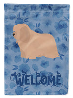 Coton de Tulear #1 Welcome Flag Canvas House Size CK5979CHF