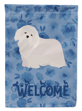 Coton de Tulear #2 Welcome Flag Canvas House Size CK5980CHF