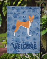 Basenji Welcome Flag Garden Size CK6059GF