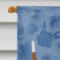 Basset Hound Welcome Flag Canvas House Size CK6060CHF