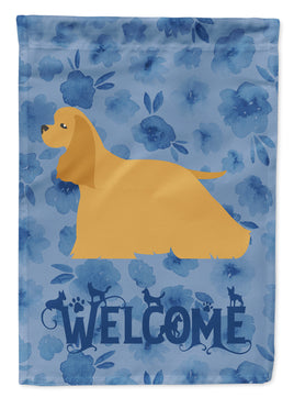 Cocker Spaniel Welcome Flag Garden Size CK6113GF