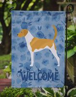 American Foxhound Welcome Flag Garden Size CK6125GF