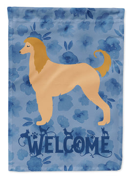 Afghan Hound Welcome Flag Garden Size CK6133GF