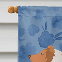 Collie Dog Welcome Flag Canvas House Size CK6143CHF