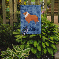 Collie Dog Welcome Flag Garden Size CK6143GF