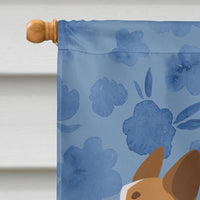Corgi Welcome Flag Canvas House Size CK6147CHF