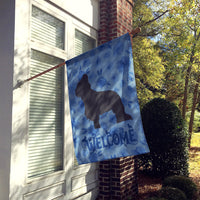 Briard Welcome Flag Canvas House Size CK6153CHF