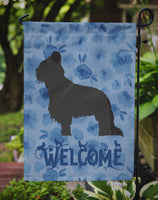 Briard Welcome Flag Garden Size CK6153GF