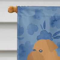 Brussels Griffon Welcome Flag Canvas House Size CK6167CHF