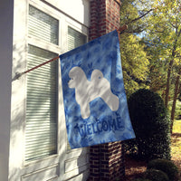 Bichon Frise Welcome Flag Canvas House Size CK6172CHF