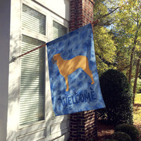 Bullmastiff Welcome Flag Canvas House Size CK6198CHF