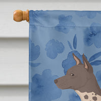 American Hairless Terrier Welcome Flag Canvas House Size CK6218CHF