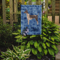 American Hairless Terrier Welcome Flag Garden Size CK6218GF