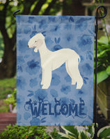 Bedlington Terrier Welcome Flag Garden Size CK6224GF