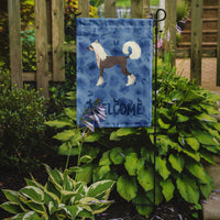 Chinese Crested Welcome Flag Garden Size CK6235GF