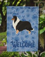 Collie Welcome Flag Garden Size CK6236GF