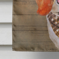 Basset Hound Country Dog Flag Canvas House Size CK6280CHF