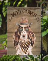 Cocker Spaniel Country Dog Flag Garden Size CK6296GF