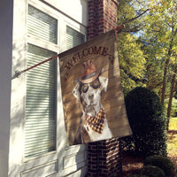 Catahoula Leopard Dog Country Dog Flag Canvas House Size CK6301CHF