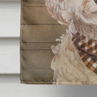 Champagne Cockapoo Country Dog Flag Canvas House Size CK6304CHF
