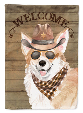 Corgi Country Dog Flag Canvas House Size CK6310CHF