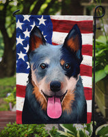 Australian Cattle Dog American Flag Flag Garden Size CK6410GF