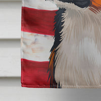 Bernese Mountain Dog American Flag Flag Canvas House Size CK6433CHF