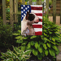 Bull Terrier Miniature American Flag Flag Garden Size CK6466GF