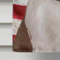 Cao de Gado Transmontano American Flag Flag Canvas House Size CK6477CHF