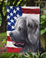 Caucasian Shepherd Dog American Flag Flag Garden Size CK6481GF