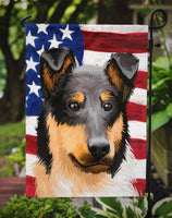 Collie Rough Dog American Flag Flag Garden Size CK6492GF