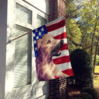 Combai Dog American Flag Flag Canvas House Size CK6494CHF