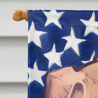 Combai Dog American Flag Flag Canvas House Size CK6494CHF