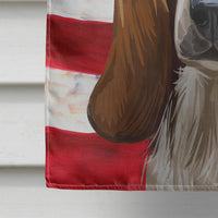Colombian Fino Hound Dog American Flag Flag Canvas House Size CK6684CHF
