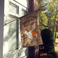 Alpine Goat Welcome Flag Canvas House Size CK6824CHF